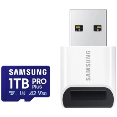 Afbeelding van Samsung PRO Plus Micro SD Kaart Inclusief kaartlezer 180 &amp; 130 MB/s 1TB