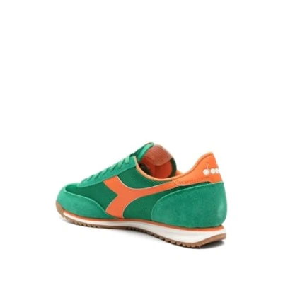 Afbeelding van Diadora Cross Unisex Sneakers laag, Maat: 42, Green peas cream Imitatieleer/ textiel