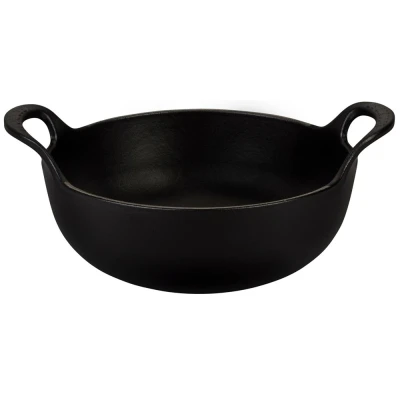 Afbeelding van Le Creuset Gietijzeren Balti pan In Mat Zwart 24 Cm 2,7l