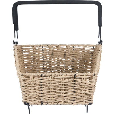 Afbeelding van Basil Cento Rattan look achtermand Multisystem NX seagrass Weersbestending