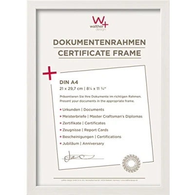 Afbeelding van walther+ design JK 130 W Wissellijst Papierformaat: 20 x 15 cm Wit
