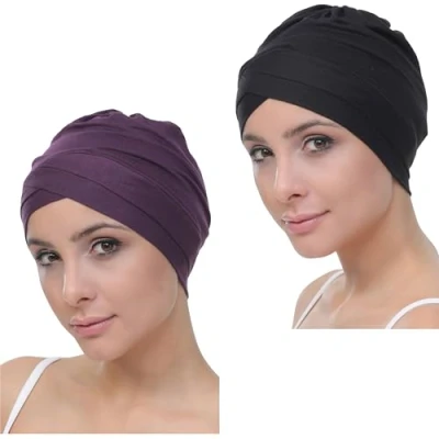 Afbeelding van Deresina W katoenen muts voor chemo, loungewear en outdoor, Veelkleurig 7