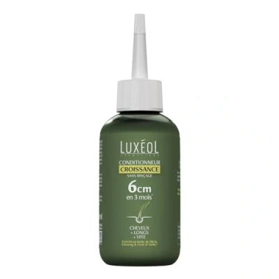 Image de LUXEOL Conditionneur Croissance Sans Rinçage Pousse de 6cm en 3 Mois* Cheveux Plus Longs Vite Cliniquement Prouvé Formule d&#039;Origine Naturelle Huile Ricin, Amla, Ginseng(3) 150 ml