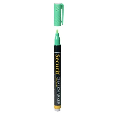 Afbeelding van SECURIT Originele SMALL Ogive vloeibare krijtmarker, 1 2 mm, groen