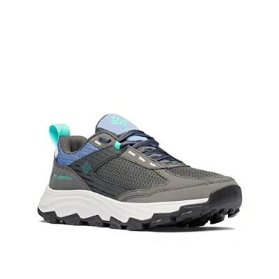 Afbeelding van Columbia HATANA MAX OUTDRY WATERPROOF Wandelschoenen voor dames, hoog, Donkergrijs, elektrisch turquoise
