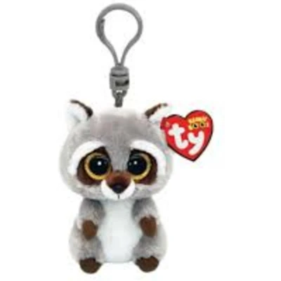 Afbeelding van TY Beanie Boo&#039;s Clip Raccoon 7 cm