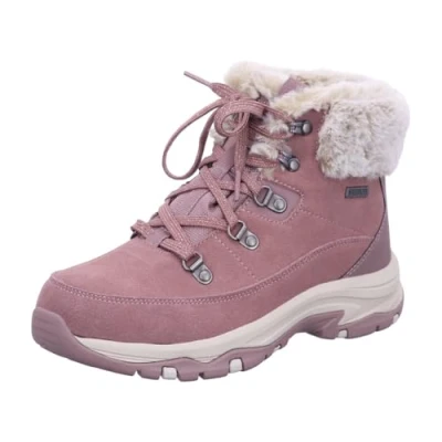 Afbeelding van Skechers Snowboots, Dames, Maat: 39, Roze Leer en imitatieleer