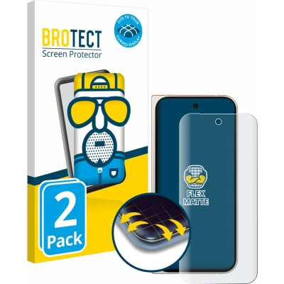 Afbeelding van BROTECT Screenprotector voor Google Pixel 9 Pro Fold Folie Beschermfolie matte volledig dekking (2 Stuks)