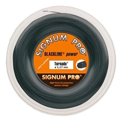 Image de Signum pro tornado bobine cordage de tennis noir 1,17 mm x 200 m