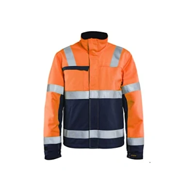 Afbeelding van Blaklader Multinorm winterjas 4069 1513 High Vis Oranje/Marineblauw XL