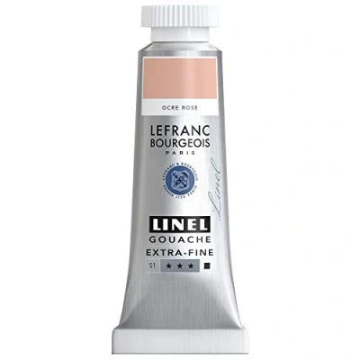 Afbeelding van Lefranc &amp; Bourgeois Linel Gouache Extra Fine Pink Ochre 214 14ml