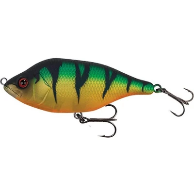 Afbeelding van Fox Rage Hitcher Jerk &amp; Twitch Lipless 8cm 20gr Sinking 0 2,1m UV Original Perch (met ratels) Jerkbait