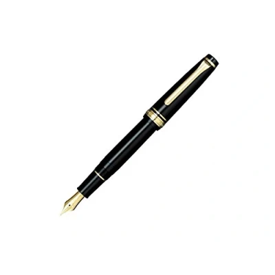 Afbeelding van Sailor Pro Gear Slim Black GT Vulpen 14 Karaat Fijn