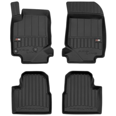 Afbeelding van M MOTOS Rubberen vloermat voor Citroen C4 III sinds 2020 verbetert je reiscomfort met de zwarte antislip mat auto 3D automat alle weersomstandigheden, bescherming tegen