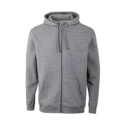 Image de Mukua Sweat à Capuche zippé Mixte, Gris (Heather Grey), XL