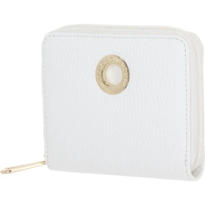 Afbeelding van MANDARINA DUCK Leren Portemonnee Mellow Leather Zip Wallet Optical White Wit