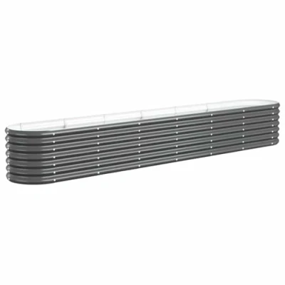 Afbeelding van vidaXL Tuinplantenbak Antraciet 260 x 40 36 cm