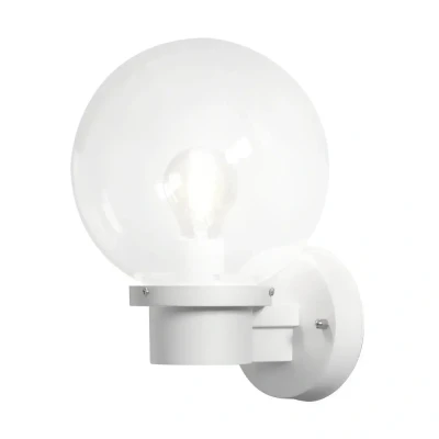 Afbeelding van Konstsmide Nemi 7335 250 Buitenlamp (wand) Spaarlamp, LED E27 60 W Wit