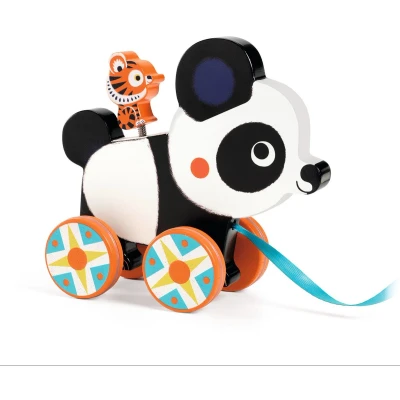 Afbeelding van Djeco trekfiguur panda billie