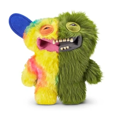 Afbeelding van Fuggler Misfit Monsters 9&quot; serie 1 pluche (Count Underoo Mcgoo Grin Green &amp; Multi), 15726K