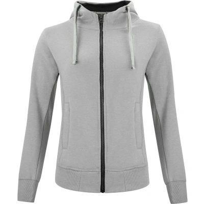 Afbeelding van Clique Classic Hoody Full Zip Women 021045 Grijs melange