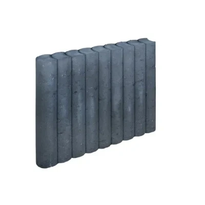 Afbeelding van 3 stuks! Rondo palissade zwart 8x50x50 cm Gardenlux