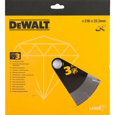 Afbeelding van DEWALT DT3763 XJ diamantblad turbo gesegmenteerd voor harde materialen en graniet Ø230mm