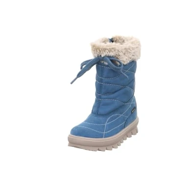 Afbeelding van Superfit Flavia Snowboots voor kinderen, Maat: 28, Blau Leer en textiel