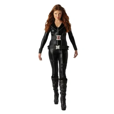 Afbeelding van Rubie&#039;s Officiële dames Marvel Widow volwassen kostuum zwart, medium