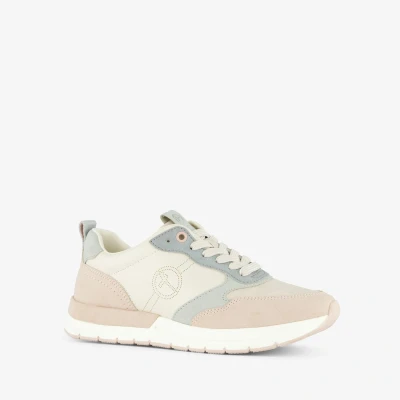 Afbeelding van Tamaris Dames 1 23733 42 damessneakers, Ivoor kam