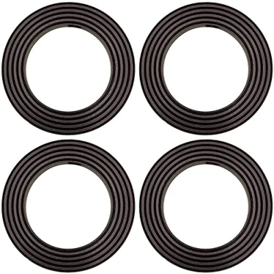 Afbeelding van 4 stuks 26604 afdichtingen geschikt voor Moulinex Clickchef HF452 HF4568 keukenmachine Companion HF800 HF900 HF902 messenas 41 mm diameter