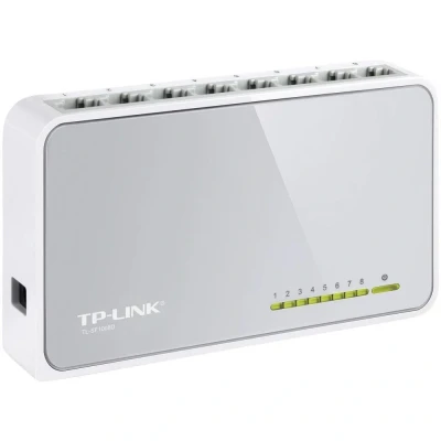 Afbeelding van TP LINK TL SF1008D Netwerk switch 8 poorten 100 MBit/s