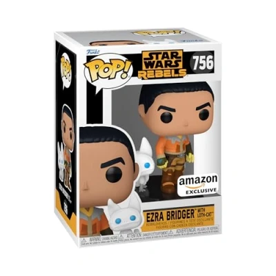 Afbeelding van Funko POP! &amp; Buddy: Rebels Ezra With Loth Cat Star Wars: Exclusief Amazon Vinyl verzamelfiguur Cadeau idee Officieel product Speelgoed voor kinderen en volwassenen