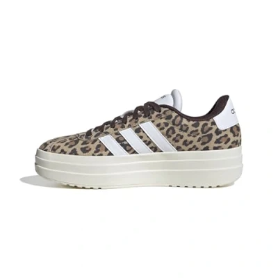 Afbeelding van adidas Damesschoenen vl Court Bold 6.5, Magic Beige/FTWR White/Shadow Brown, UK, Beige Ftwr White Shadow 40 EU, Wit Brown