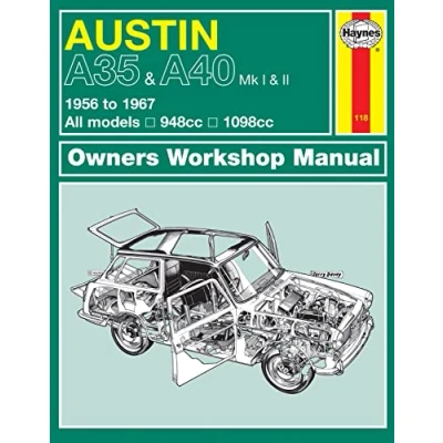 Afbeelding van Austin A35 &amp; A40 (1956 1967) Haynes Repair Manual