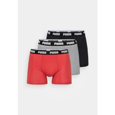 Afbeelding van PUMA Boxer Briefs (3 Pack) Men voor Heren, Grijs/Oranje, Maat 2