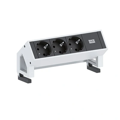 Afbeelding van Bachmann, Stekkerdoos, DESK2 3xSchuko stekkerdoos (3 x, CEE 7/3, 0.20 m)