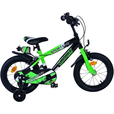 Afbeelding van Volare Sportivo Kinderfiets Jongens 14 inch Groen Zwart
