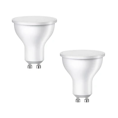 Afbeelding van ledscom.de 2 ledlampen GU10, PAR16, warmwit (2800 K), 0,5 W, 49 lm, 100 graden, mat