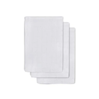 Afbeelding van Jollein Washandjes Hydrofiel 3st Wit