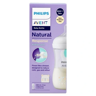 Image de Avent Natural Response Airfree Biberon Ours 260ml