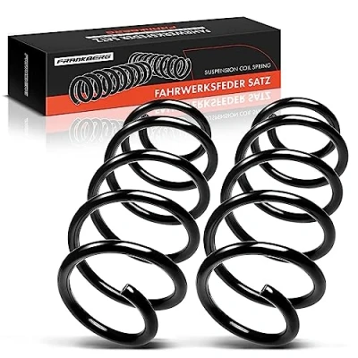Afbeelding van Frankberg 2 x spiraalveren links en rechts van de vooras compatibel met T.o.u.r.a.n 1T1 1T2 1.9L 2.0L MPV 2003 2010 vervanging # 1K0411105BP