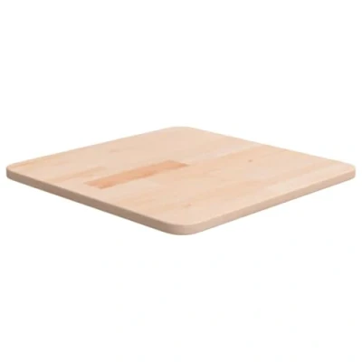 Afbeelding van Tafelblad vierkant 40x40x1,5 cm onbehandeld massief eikenhout