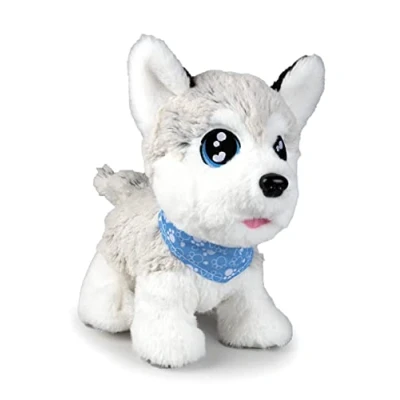 Image de SILVERTORN Peluche Chi Love Husky interactif 30cm 12 commandes vocales dès 4 ans