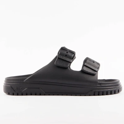 Afbeelding van Armani Exchange Badslippers, Heren, Maat: 41, Nero Polyester