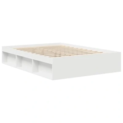 Afbeelding van Bedframe Bruineikenkleurig 140X200 cm 150 x 200 / Wit