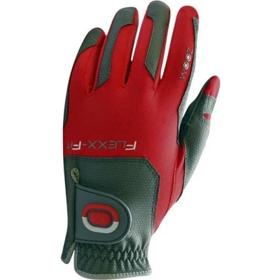 Afbeelding van Zoom Flexx Fit Dames Golf Handschoen Houtskool Rood