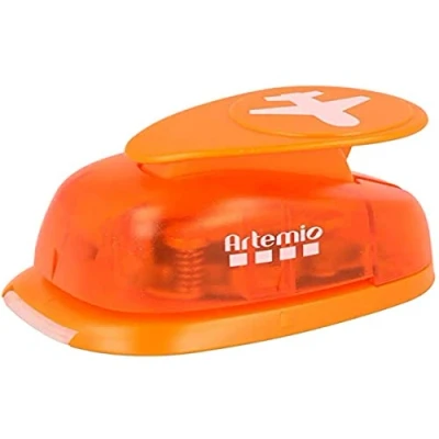 Afbeelding van Artemio medium pons vliegtuig 2,2x2,4 cm