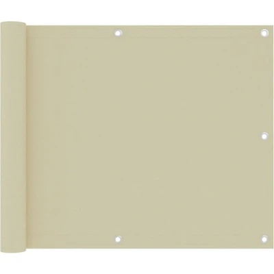 Afbeelding van Balkonscherm 75x300 cm oxford stof crème