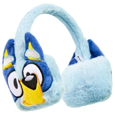 Afbeelding van BlueY Pluizige oorwarmers voor meisjes, winter cadeaus kinderen, blauw, één maat, Blauw